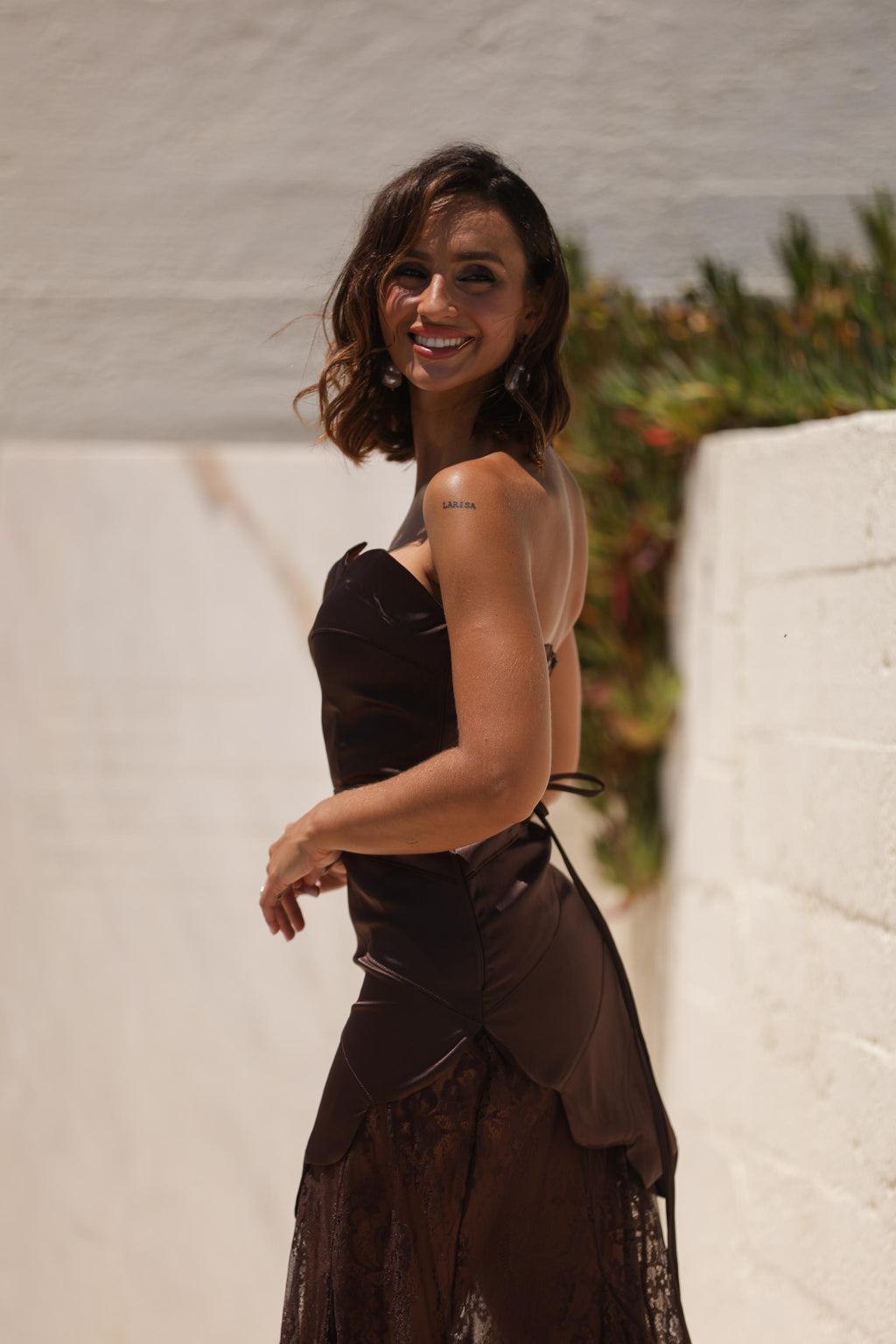 Vestido Cabo Verde - Castanho