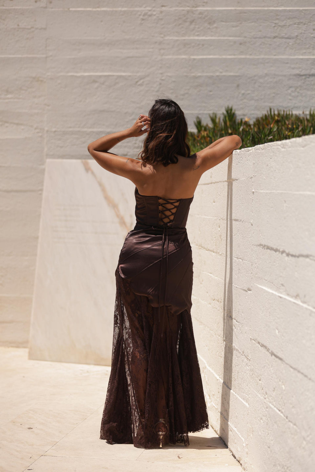 Vestido Cabo Verde - Castanho