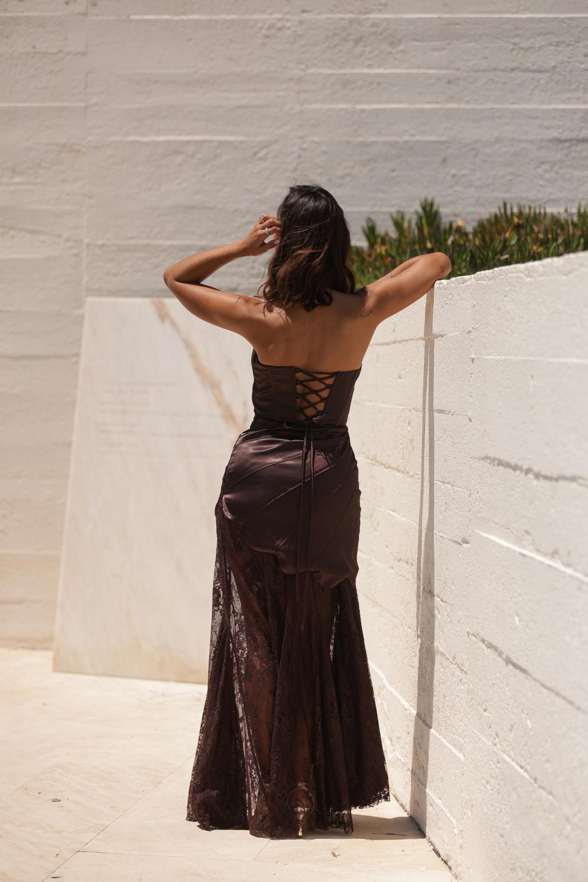 Vestido Cabo Verde - Castanho