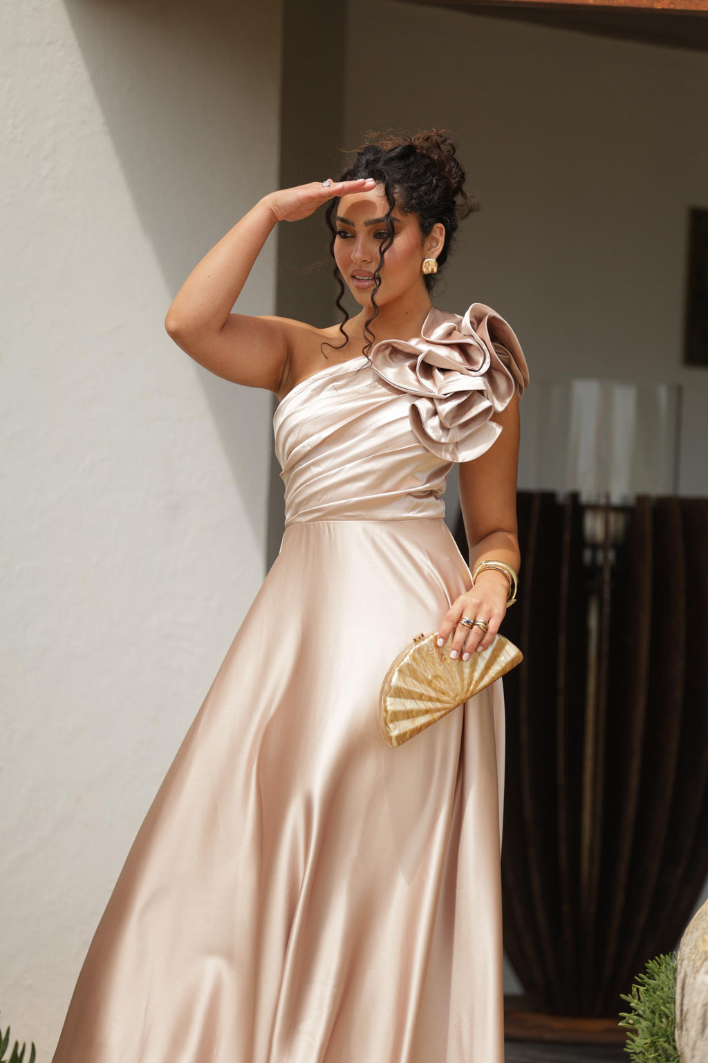 Vestido Oslo - Champagne