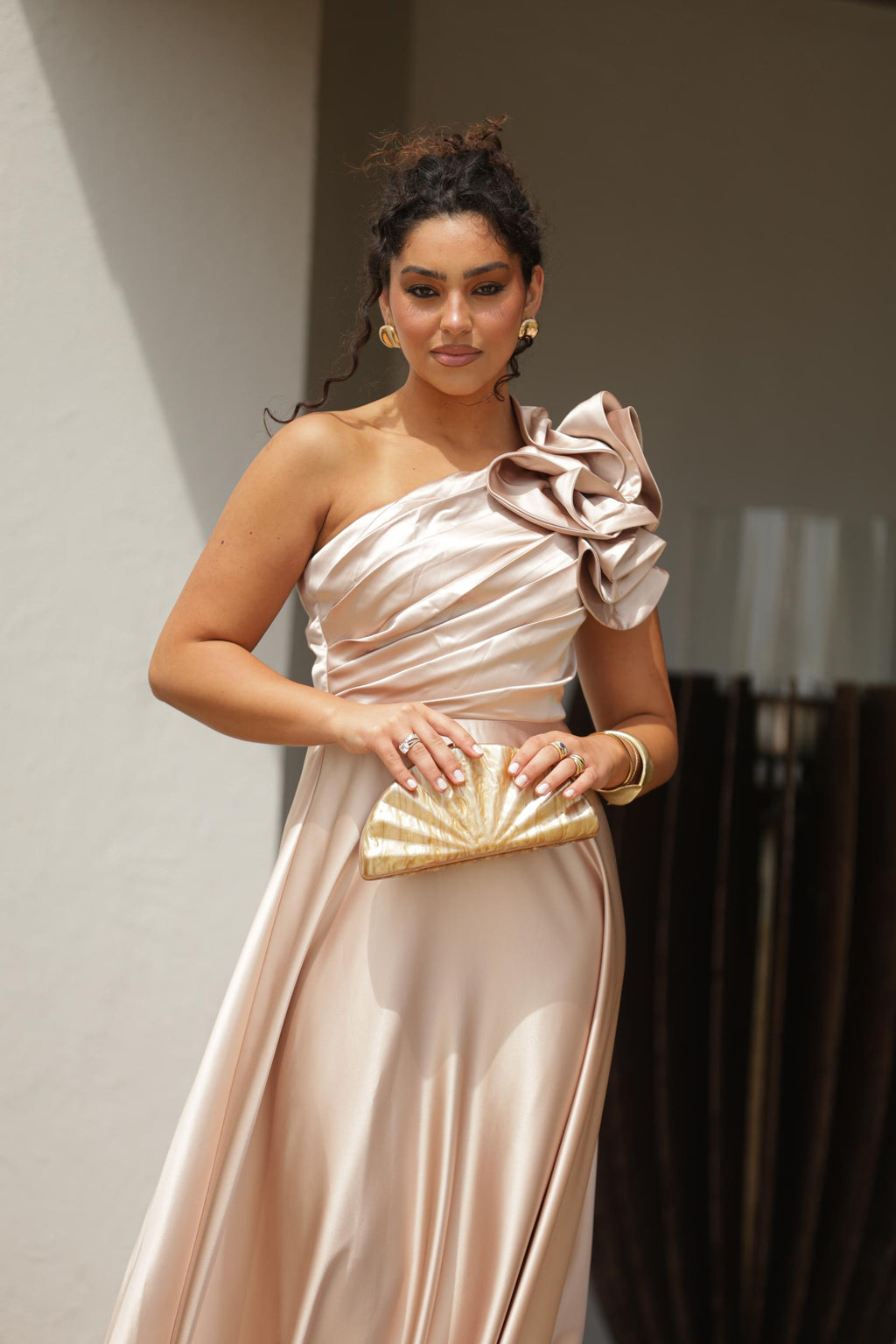 Clutch Concha - Dourado Mármore