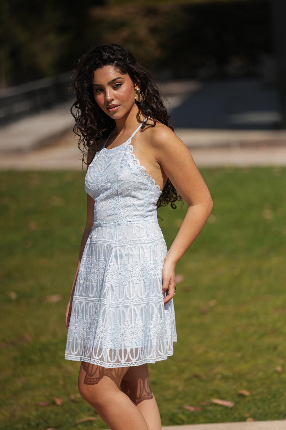 Vestido Tóquio - Azul Bebé