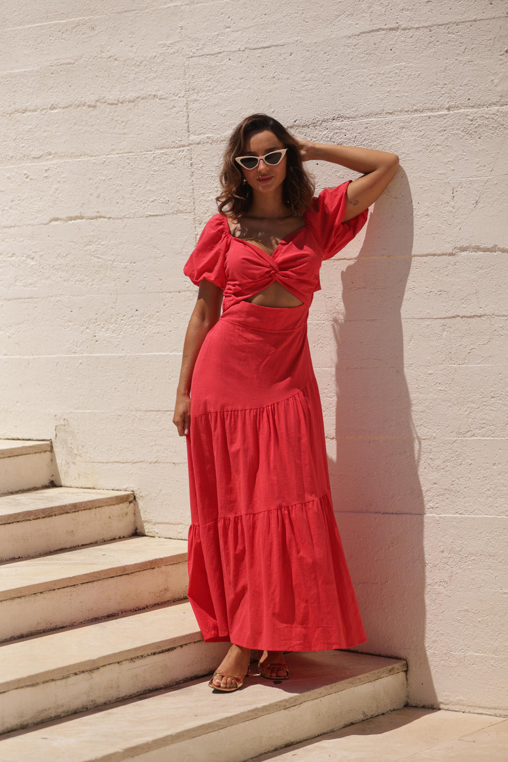 Vestido Florida - Vermelho