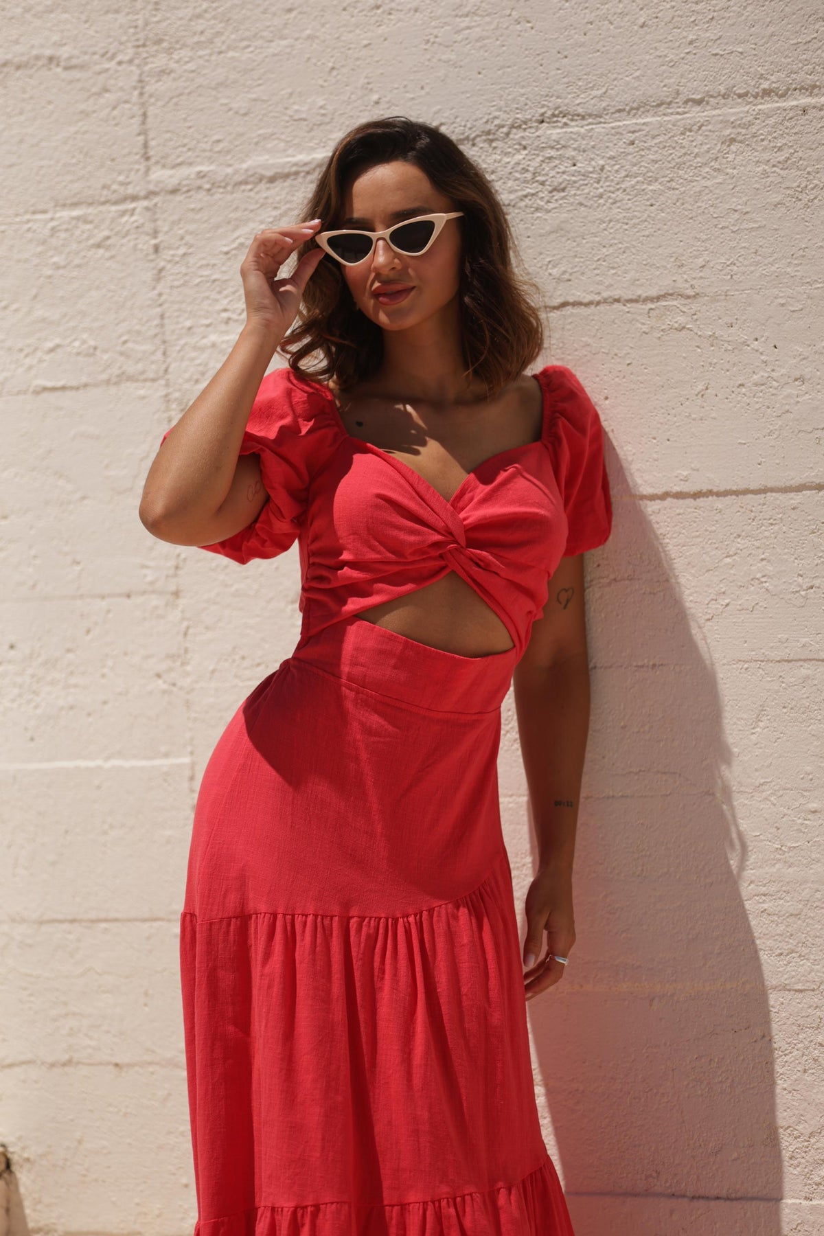 Vestido Florida - Vermelho