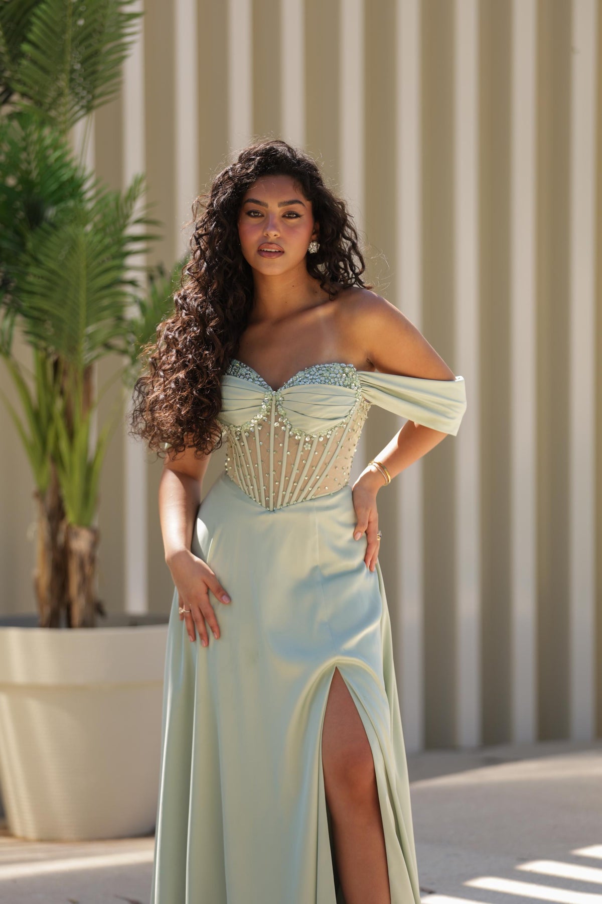 Vestido Nice -  Verde Água