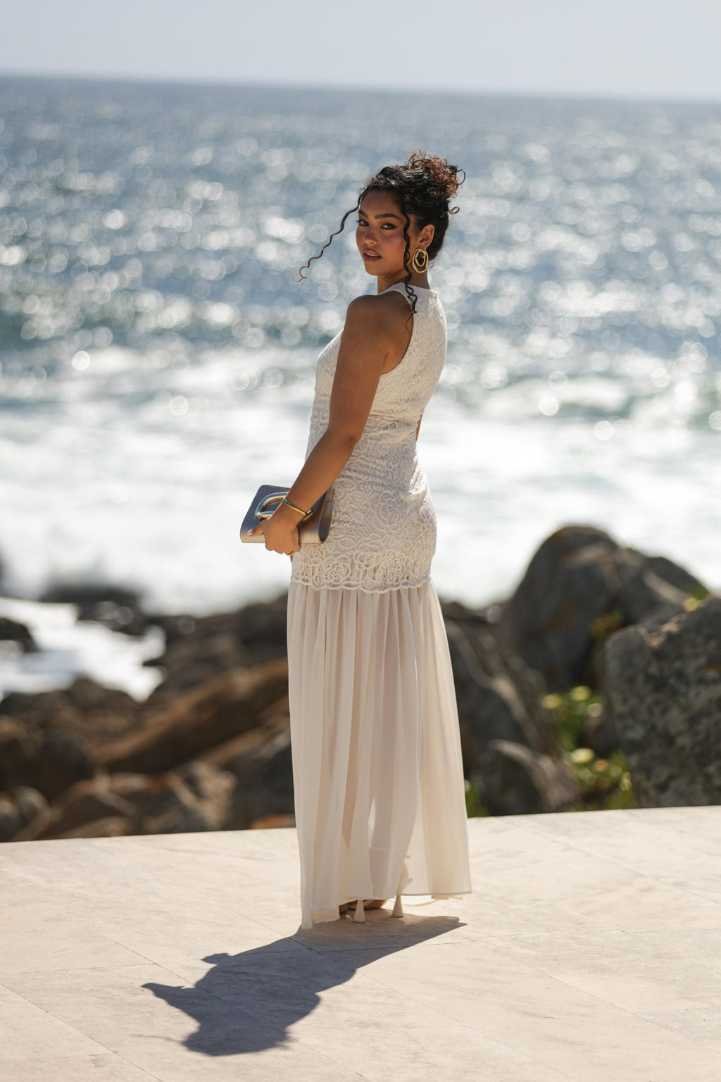 Vestido Serena - Bege