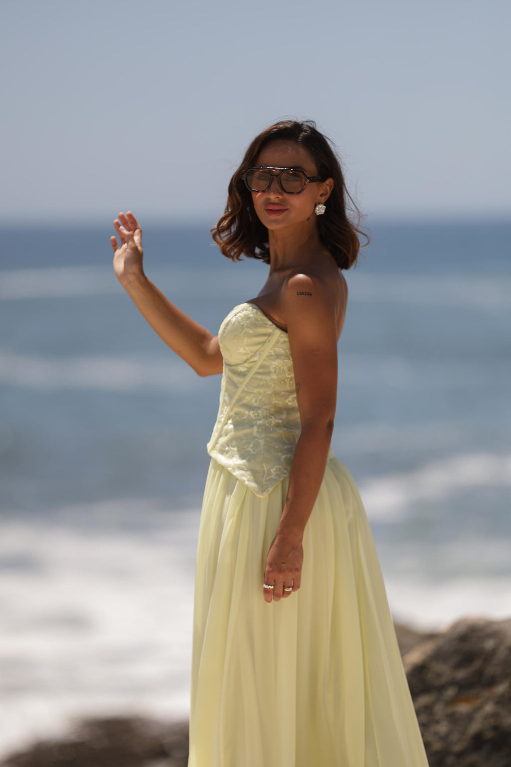 Vestido Grecia Amarelo
