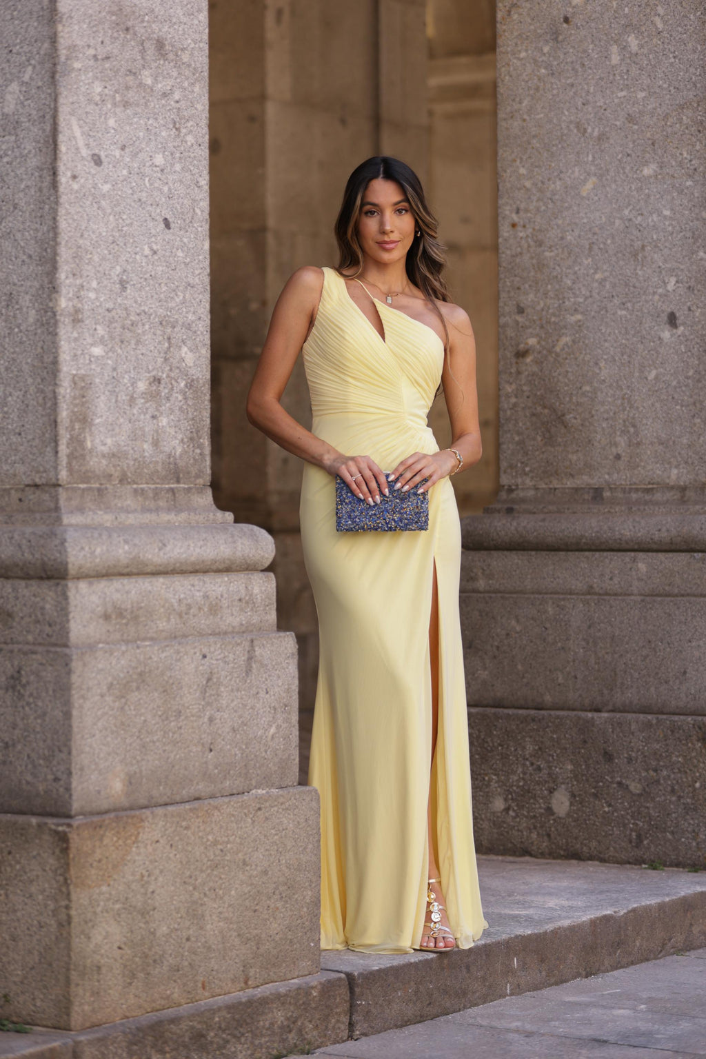 Vestido Napoles - Amarelo Manteiga