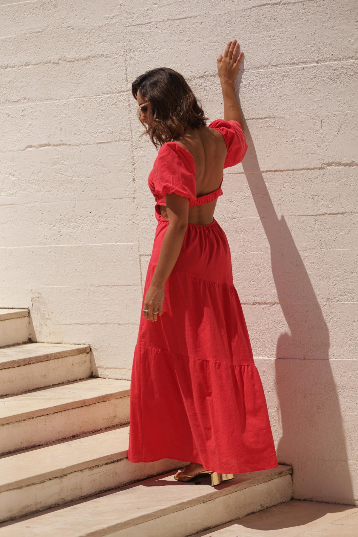 Vestido Florida - Vermelho