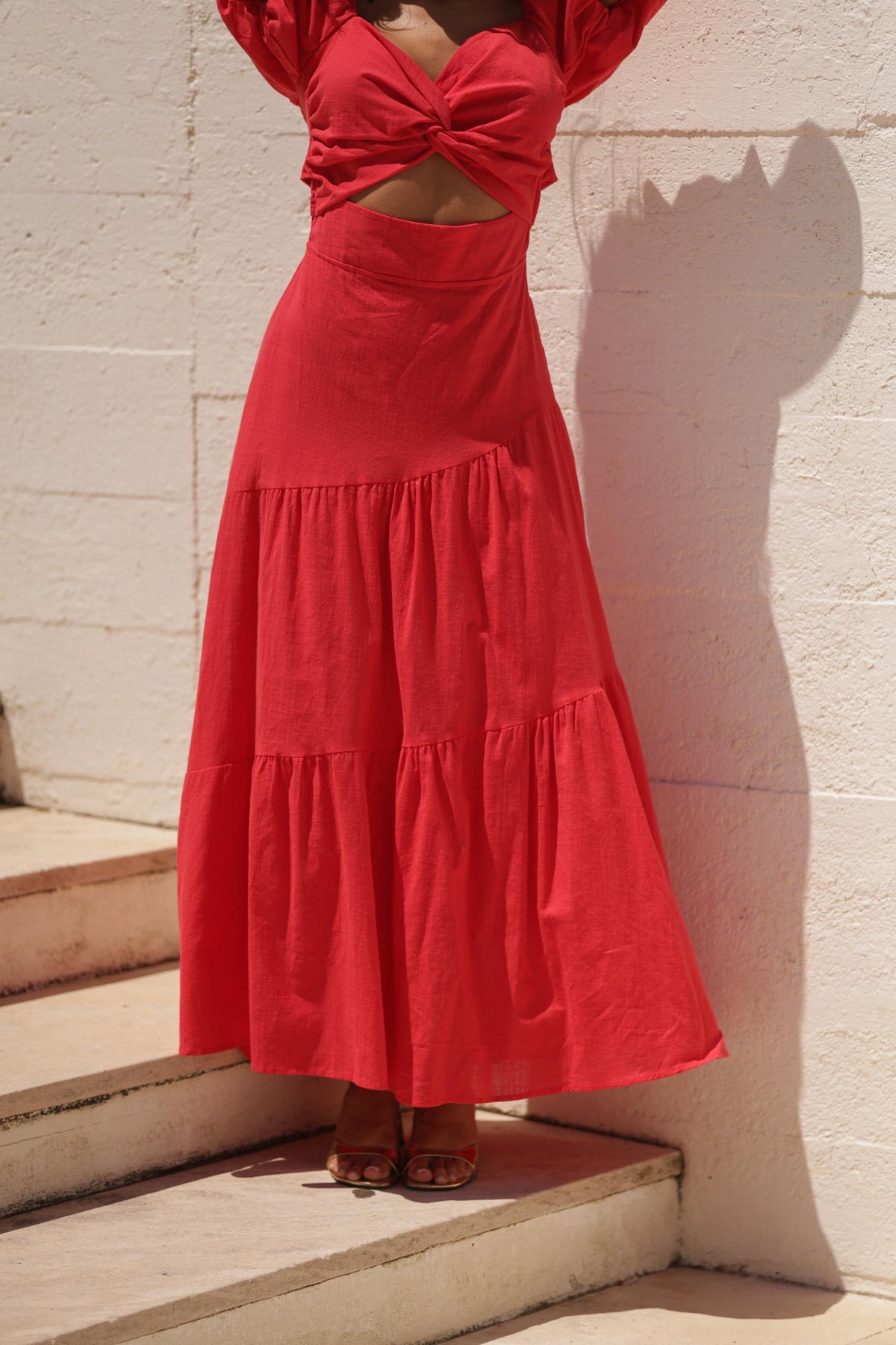 Vestido Florida - Vermelho