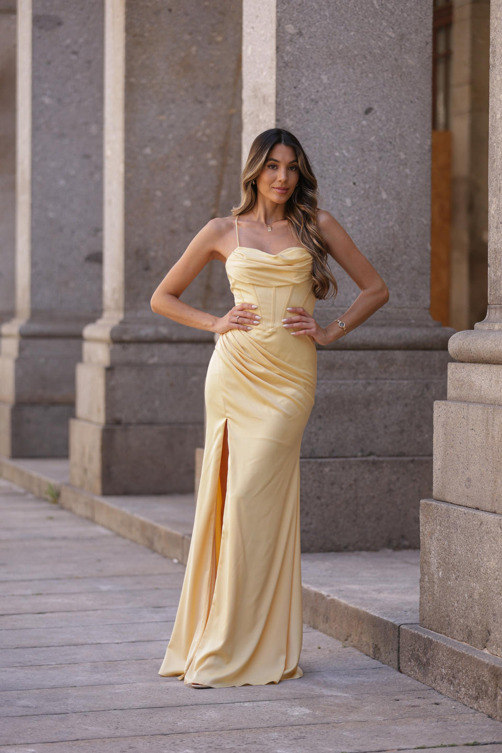 Vestido Diana - Amarelo