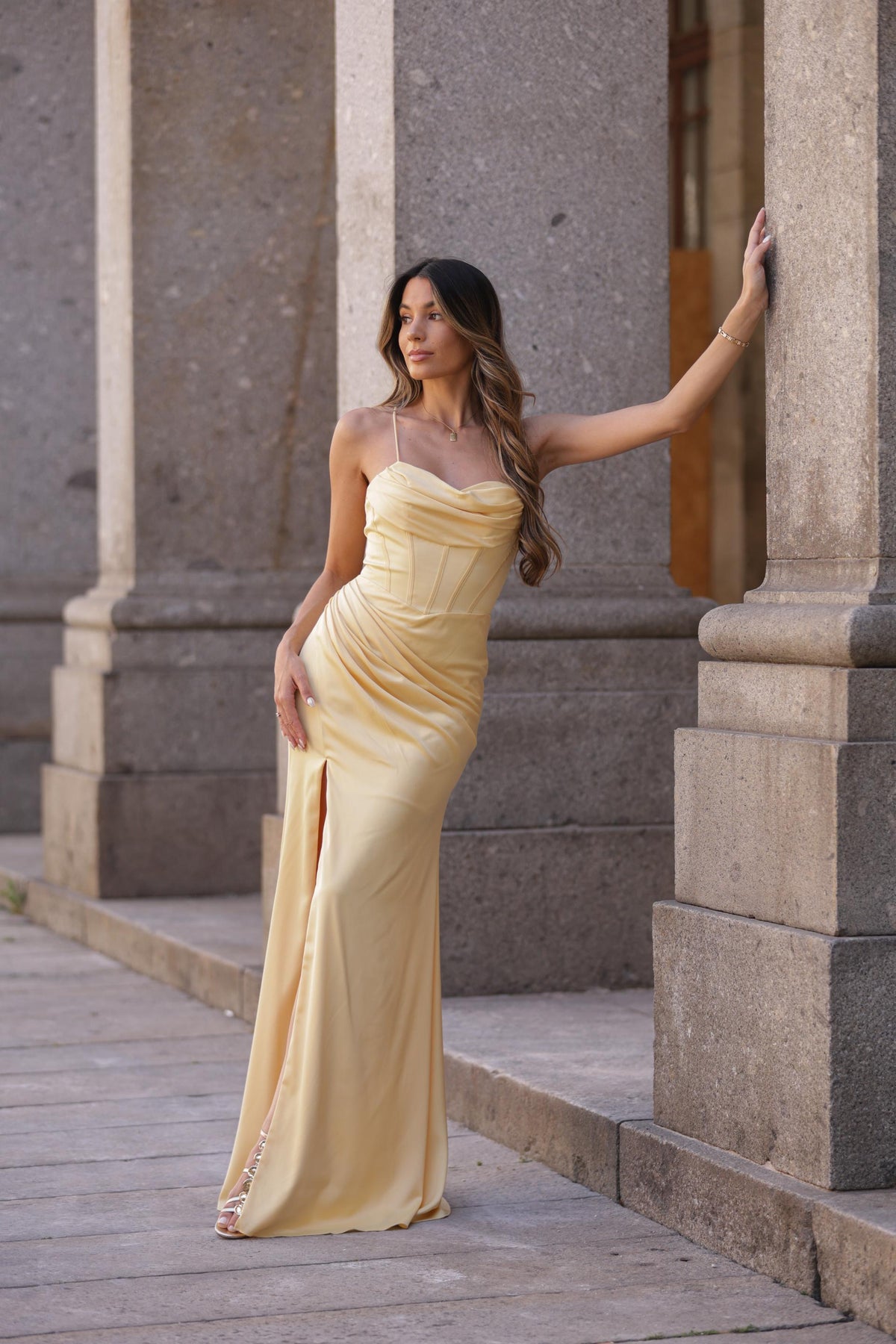 Vestido Diana - Amarelo