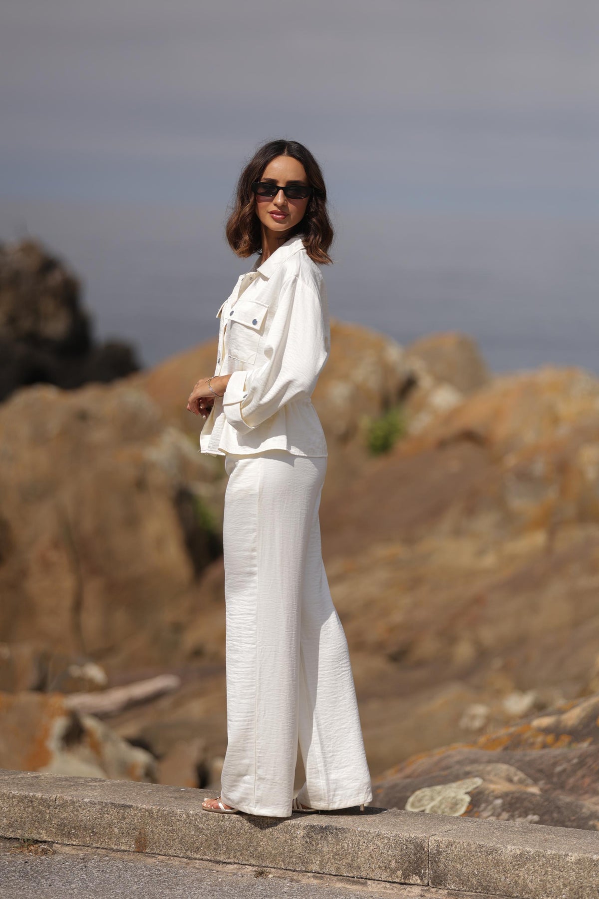 Conjunto Maya Branco Pérola