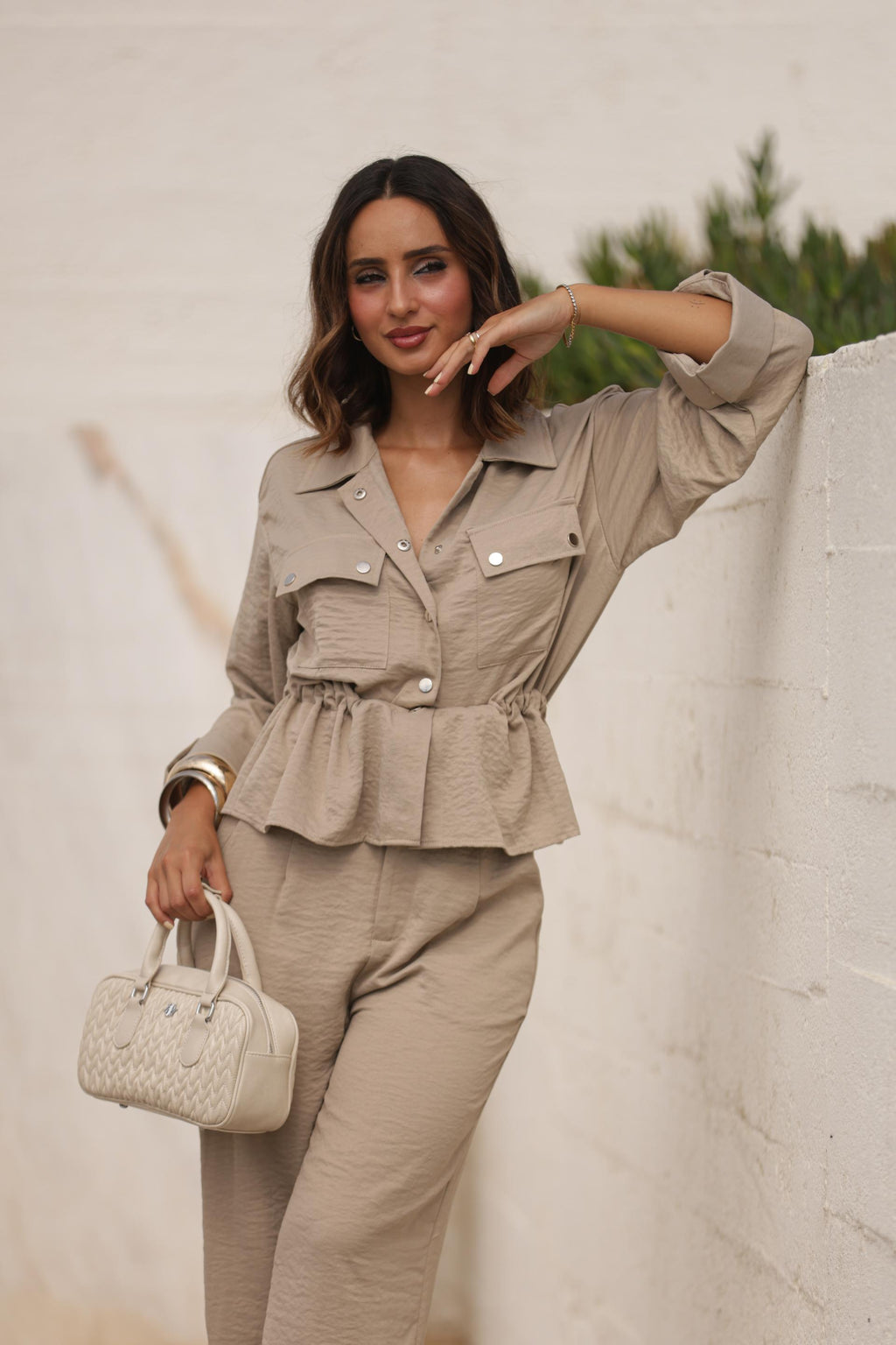 Conjunto Maya Taupe