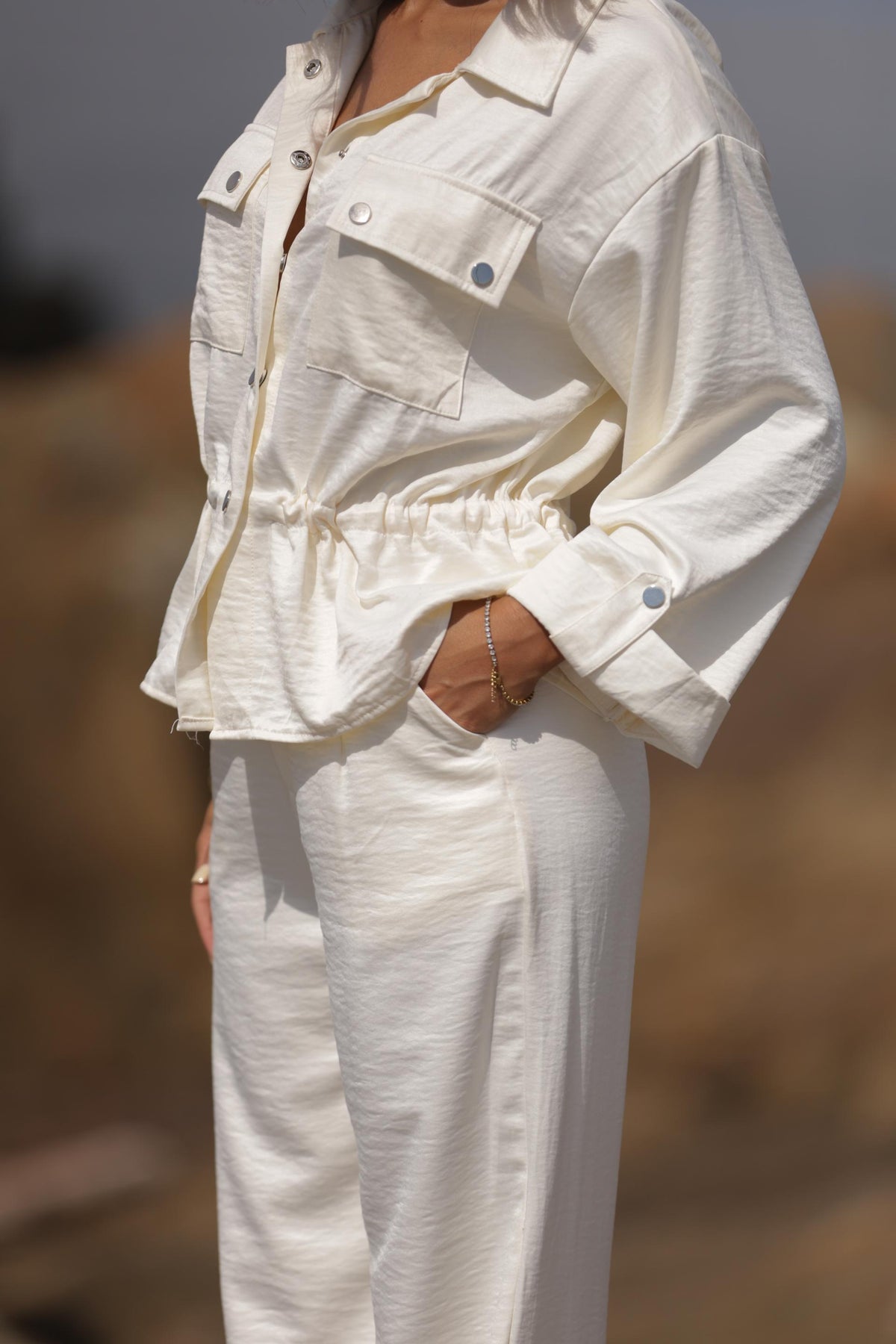 Conjunto Maya Branco Pérola