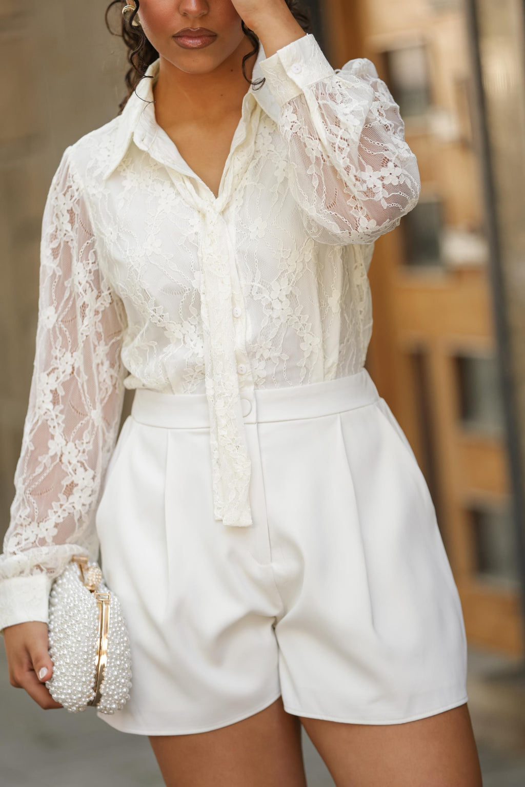 Macacão Lace - Bege