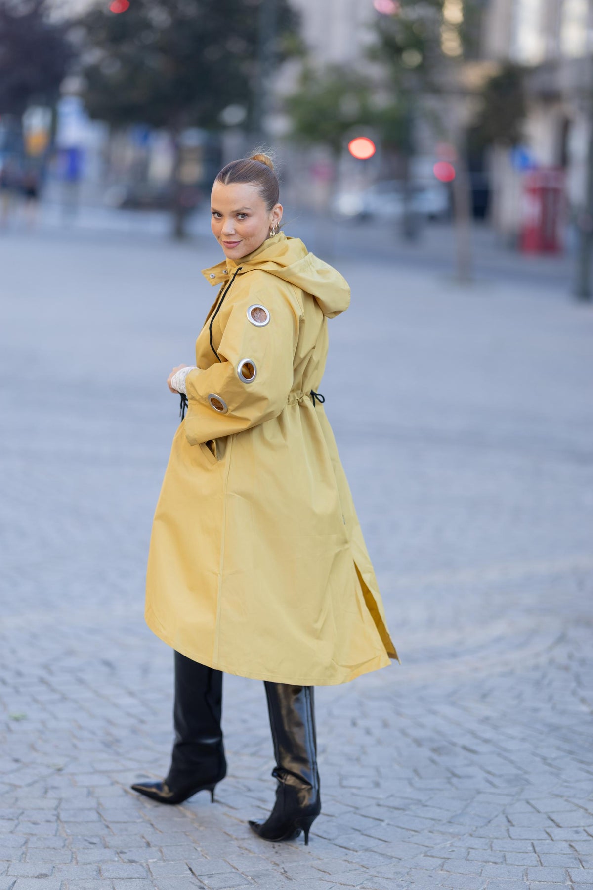 GABARDINE OVERSIZE Mostarda