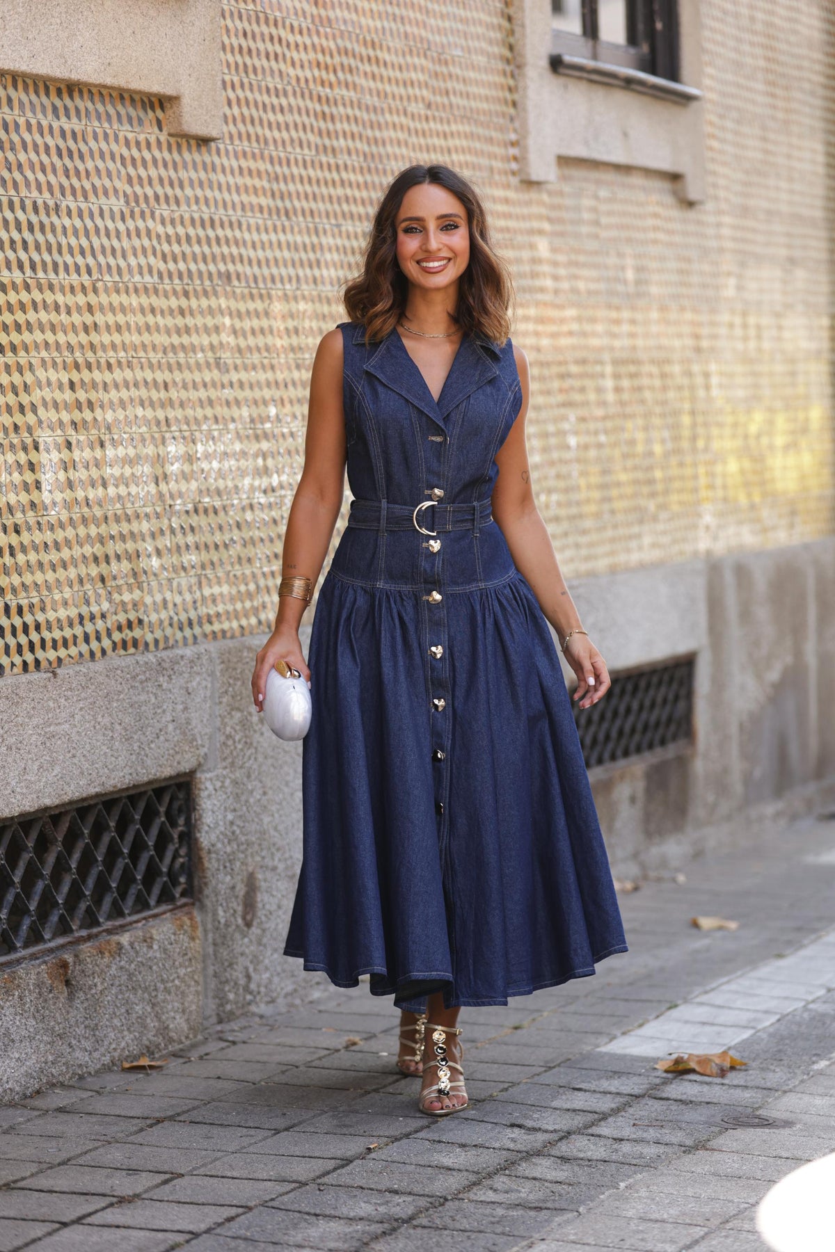 Vestido Denim Capri