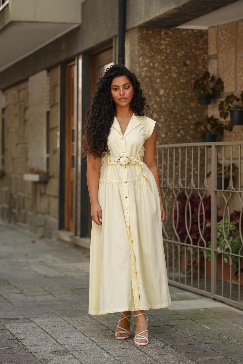 Vestido Omoulouc - Amarelo