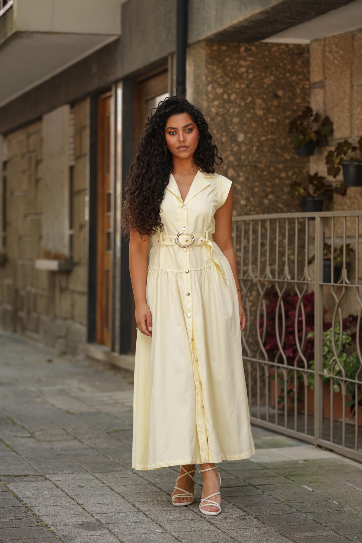 Vestido Omoulouc - Amarelo